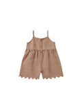 Clay Button Romper