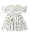 BABYDOLL DRESS BLUE DITSY
