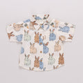boys jack shirt - blue vintage bunnies